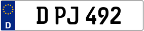 Truck License Plate